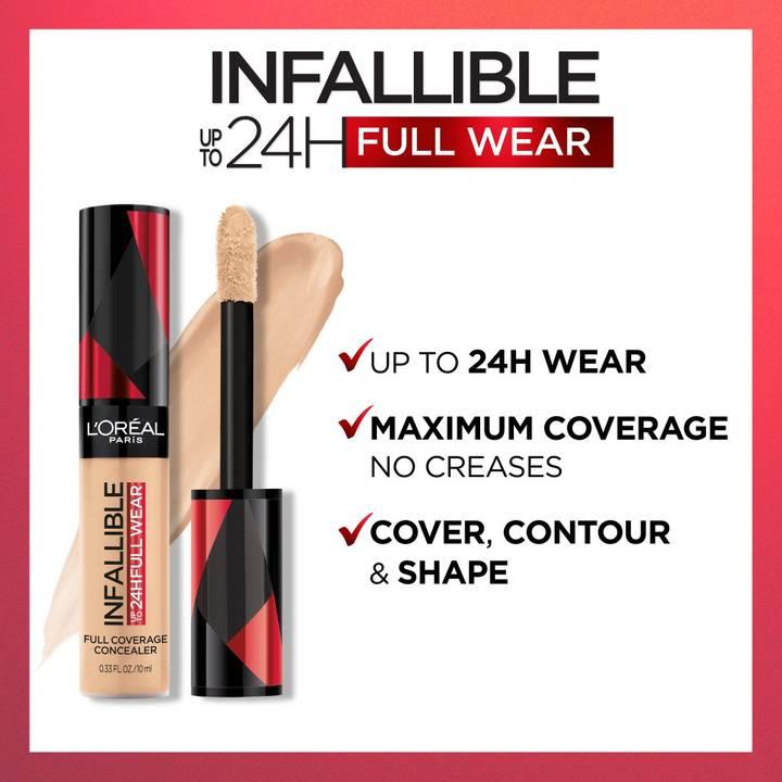 LOREAL PARIS - Full Wear Concealer up to 24H Full Coverage - 340 Fawn Glamour Glow