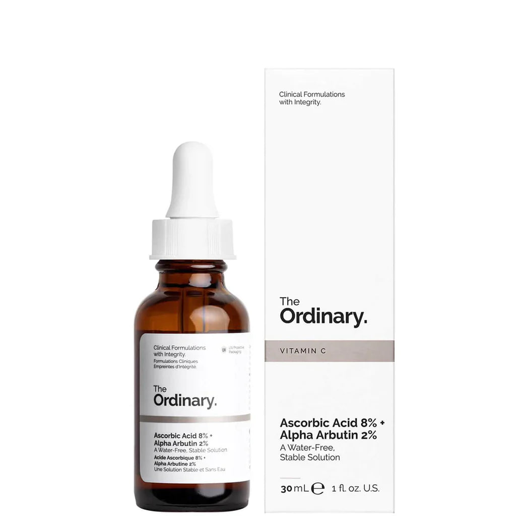 The Ordinary Ascorbic Acid 8% + Alpha Arbutin 2% Serum Glamour Glow