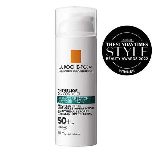 La Roche-Posay Anthelios Oil Correct Photocorrection Daily Gel Cream SPF 50+ ( Original Factory Leftover ) Glamour Glow