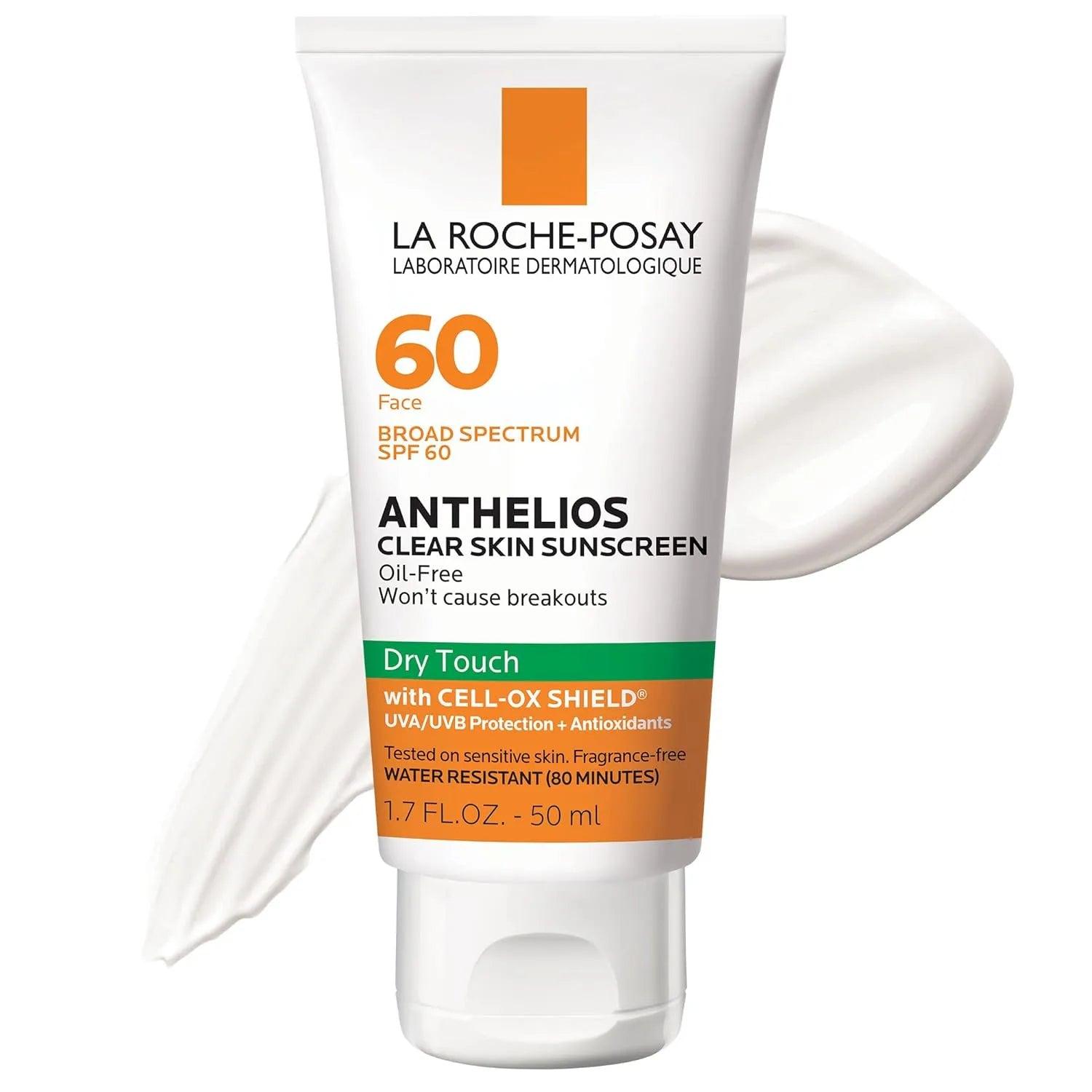 La Roche-Posay Anthelios Clear Skin Oil Free Sunscreen SPF 60 ( Original Factory Leftover ) Glamour Glow