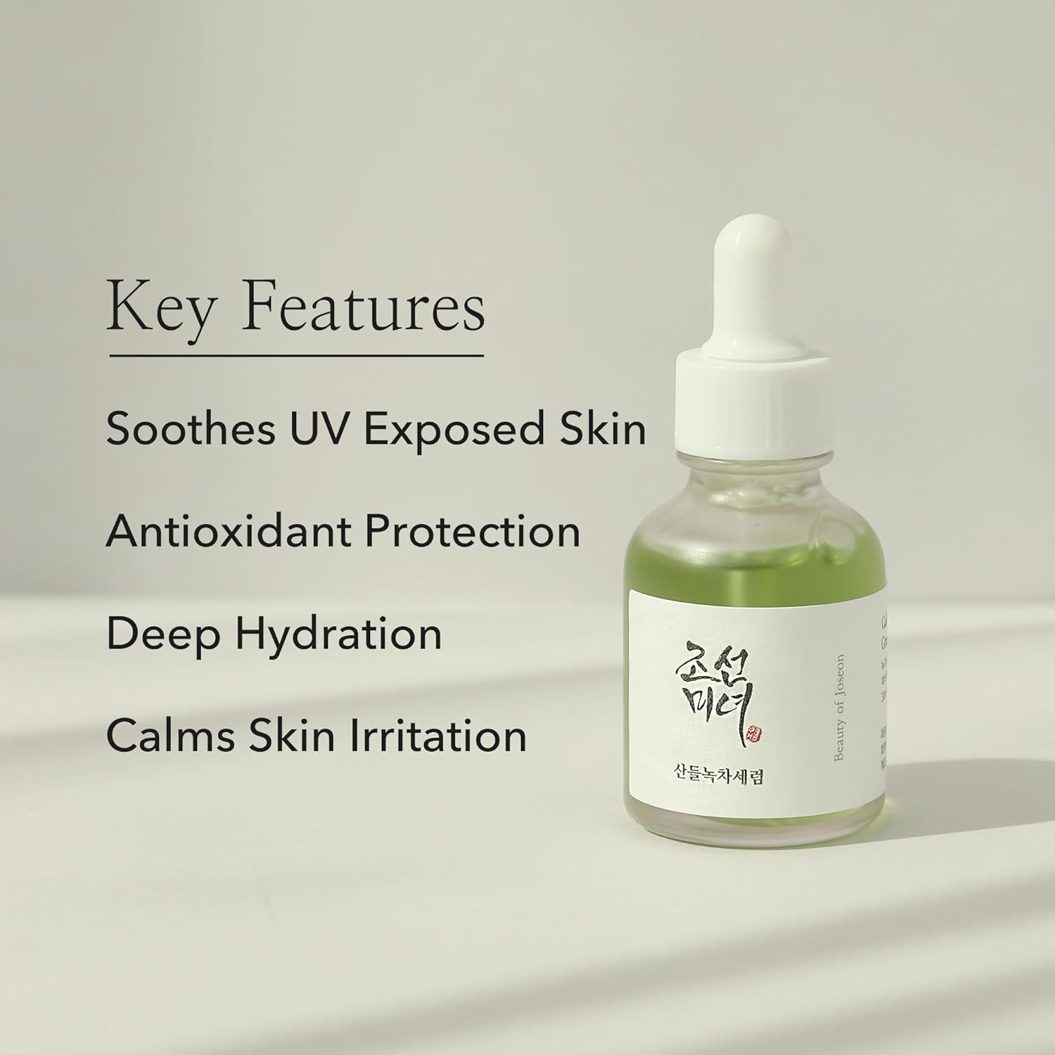 Beauty of Joseon - Calming Serum Green tea + Panthenol ( Original Factory Leftover ) Glamour Glow