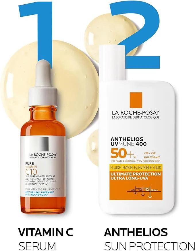 La Roche-Posay Anthelios UVMUNE 400 Invisible Fluid SPF50+ (50ml) ( Original Factory Leftover ) Glamour Glow