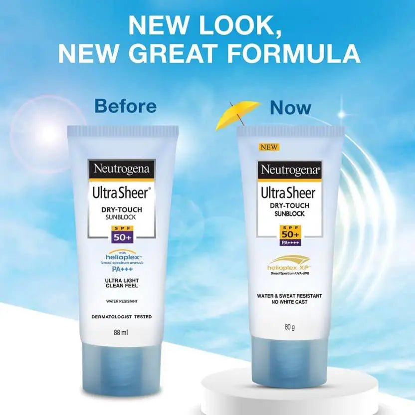 Neutrogena Sunscreen Ultra Milk SPF 50 (118ml) Glamour Glow