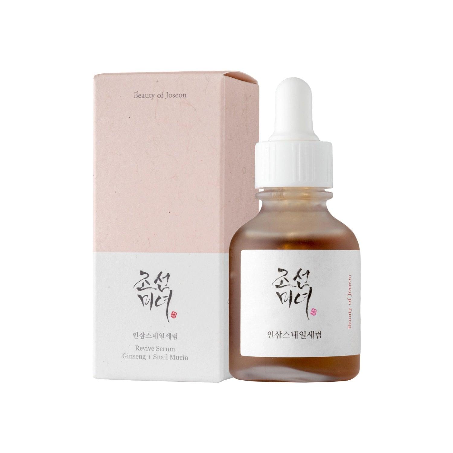 Beauty Of Joseon REVIVE SERUM : GINSENG + SNAIL MUCIN ( Original Factory Leftover ) Glamour Glow