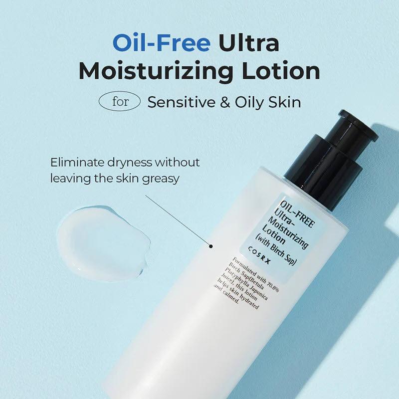 COSRX - Oil-Free Ultra-Moisturizing Lotion with Birch Sap 100ml ( Original Factory Leftover ) Glamour Glow