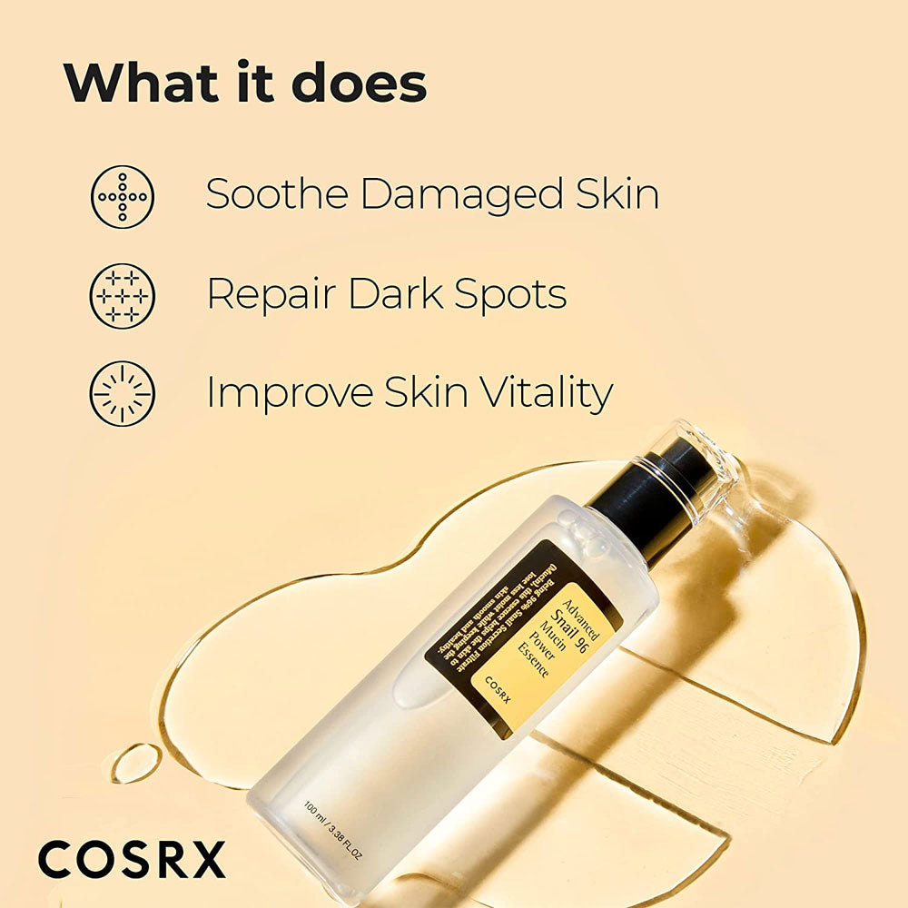 COSRX advanced snail 96 mucin power essence 100m ( Original Factory Leftover )l Glamour Glow