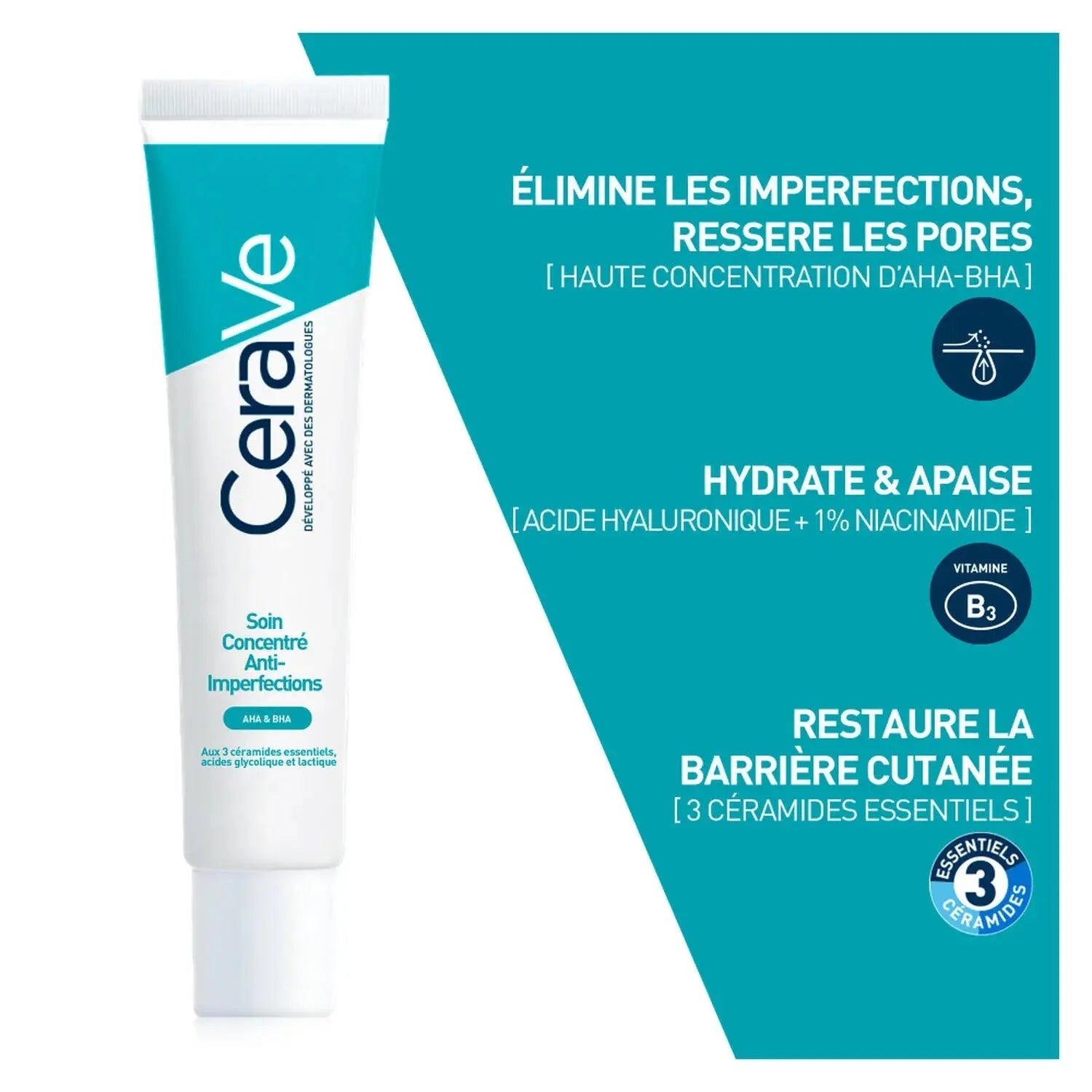 CeraVe Concentré Anti-Imperfections ( Original Factory Leftover ) Glamour Glow 