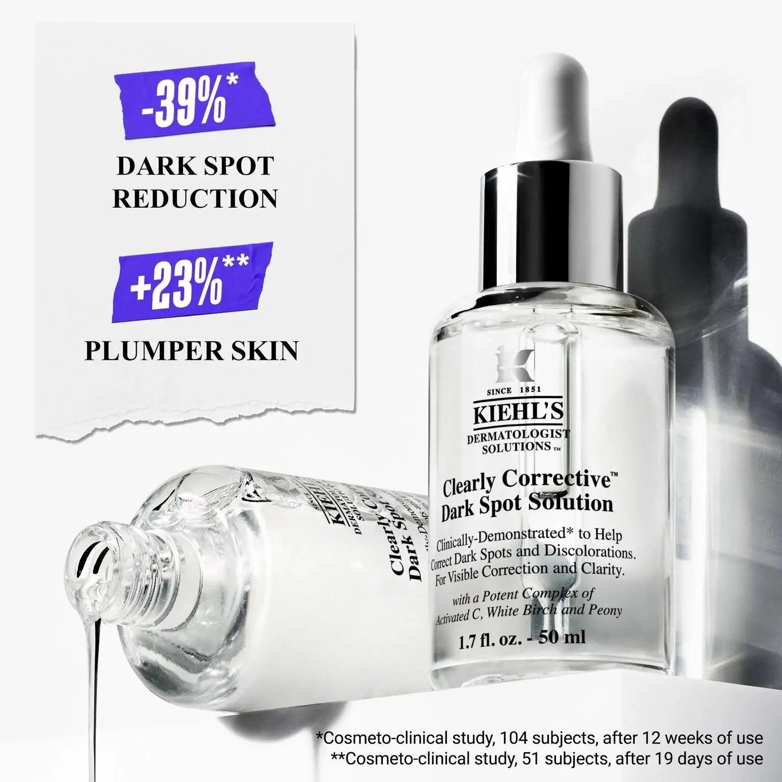 Kiehl's Clearly Corrective Dark Spot Solution Serum ( Original Factory Leftover ) Glamour Glow 