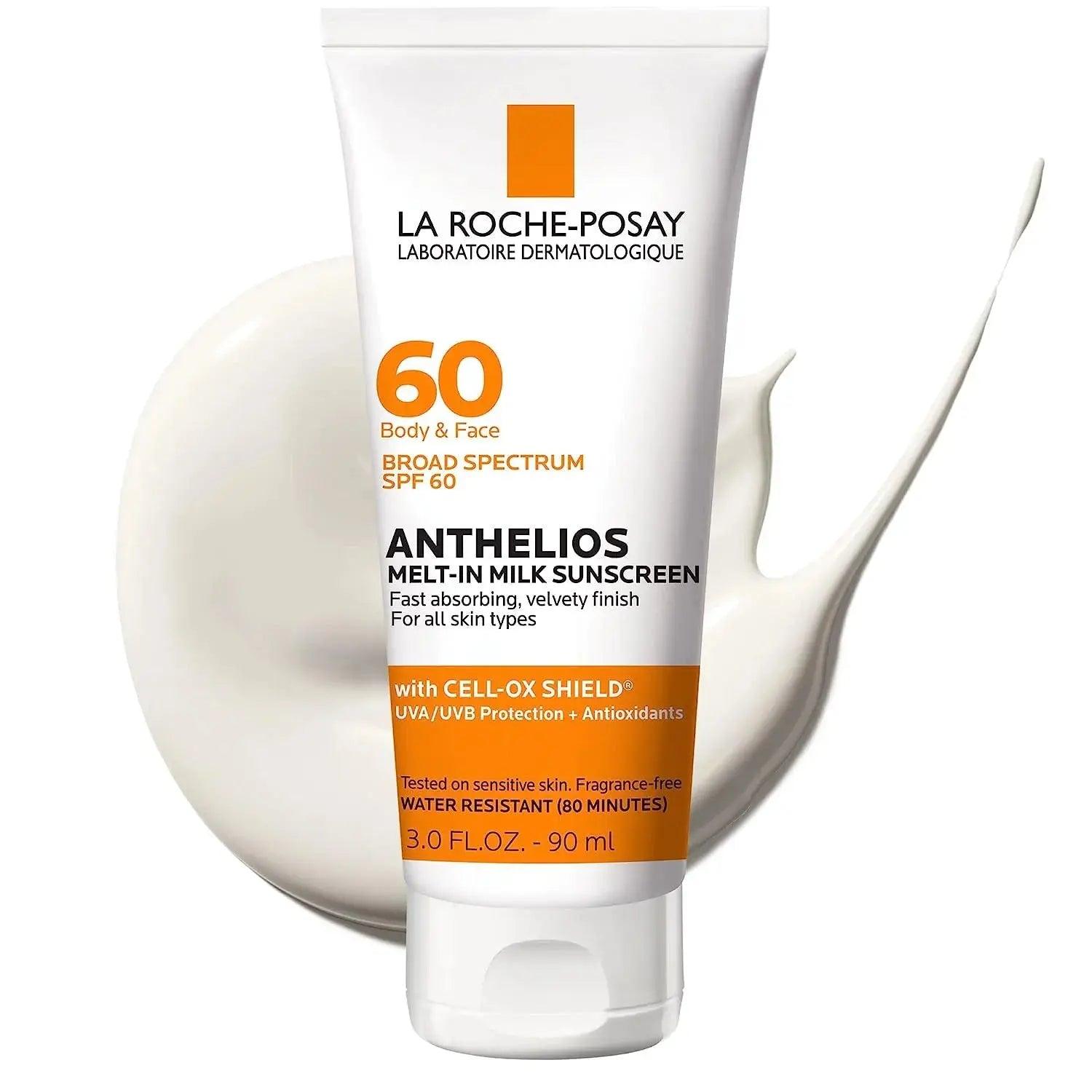 La Roche-Posay Anthelios Melt-In Milk Sunscreen SPF 60 ☀️ ( Original Factory Leftover ) Glamour Glow 