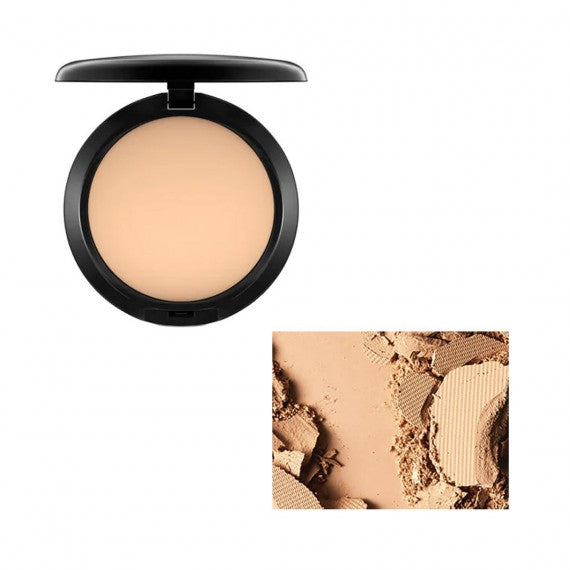 MAC STUDIO FIX POWDER PLUS FOUNDATION+lipstick gift ( Original Factory Leftover ) Glamour Glow