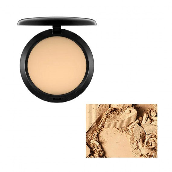 MAC STUDIO FIX POWDER PLUS FOUNDATION+lipstick gift ( Original Factory Leftover ) Glamour Glow