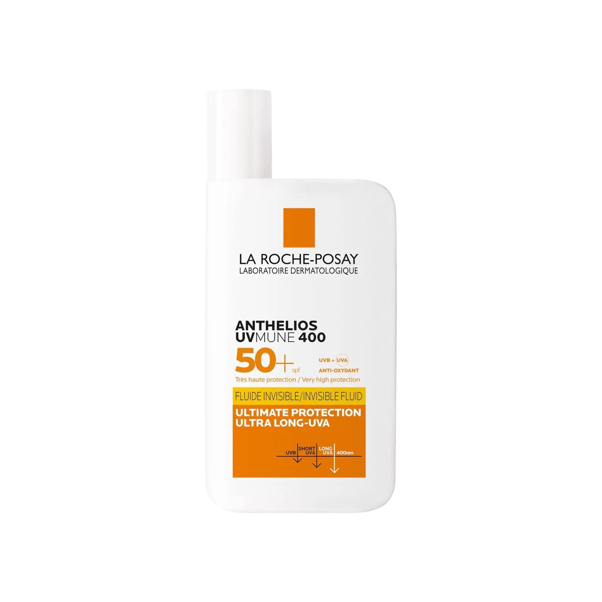 La Roche-Posay Anthelios UVMUNE 400 Invisible Fluid SPF50+ (50ml) ( Original Factory Leftover ) Glamour Glow