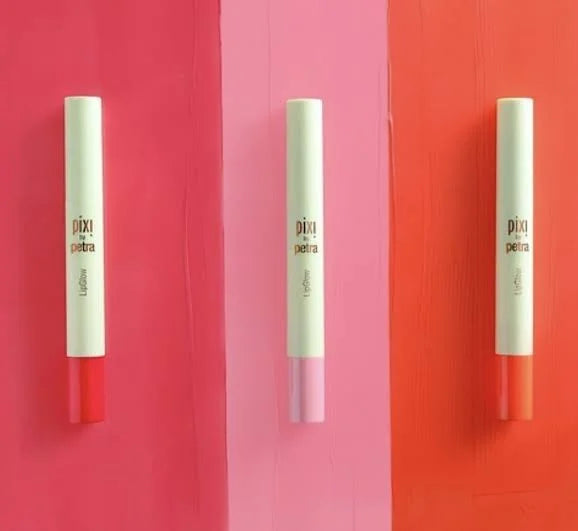 Pixi Lip Glow Tinted Lip Balm (Pacl of three) Glamour Glow