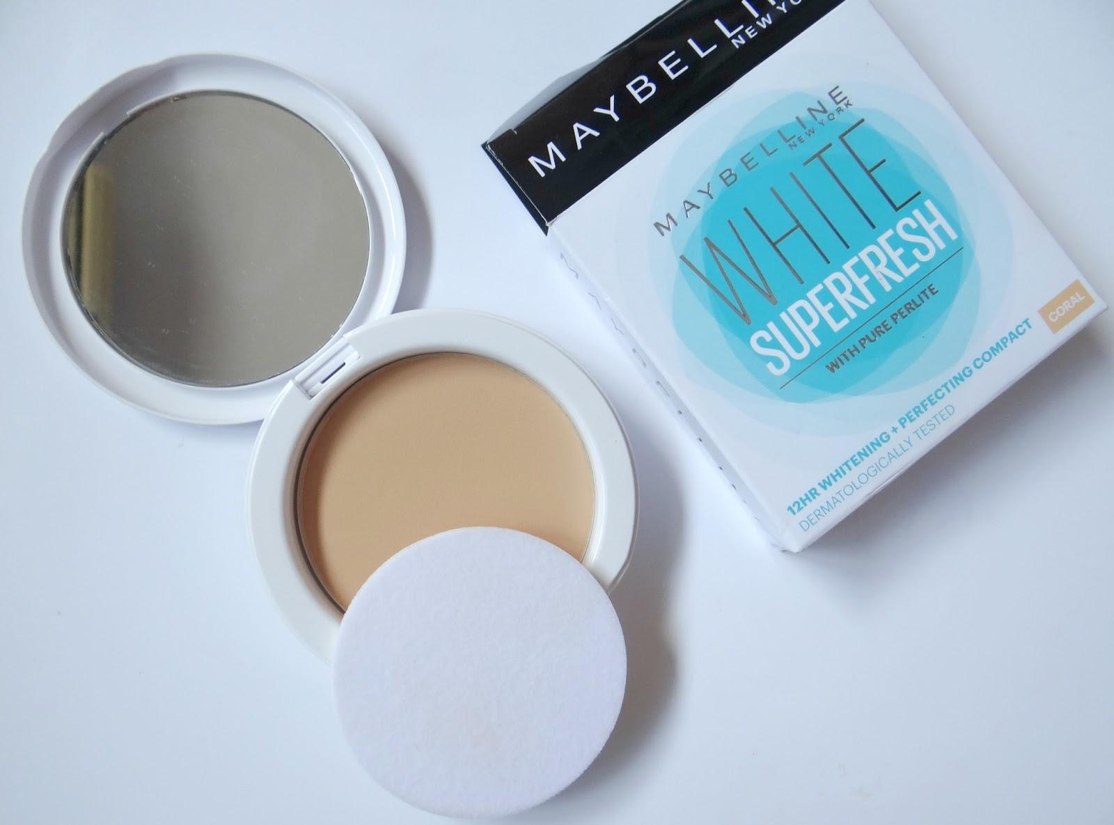 Maybelline White Superfresh UV Orignal Cake  Powder Glamour Glow