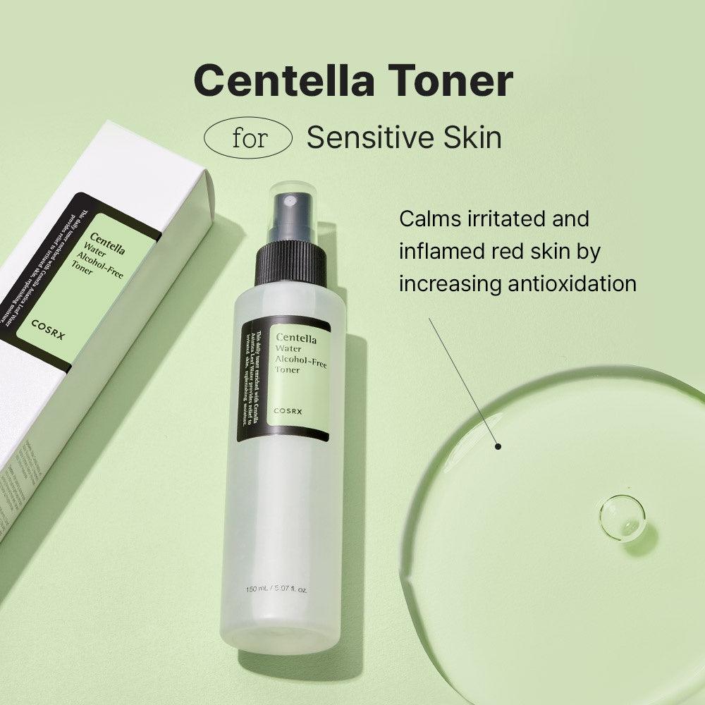 COSRX Centella water alcohol-free toner 150 ml ( Original Factory Leftover ) Glamour Glow